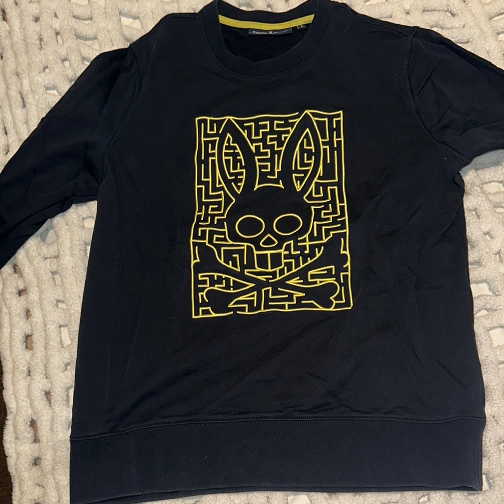 Psycho Bunny Pisani Embroidered crew neck sweatshirt, Navy

Worn a few times.
